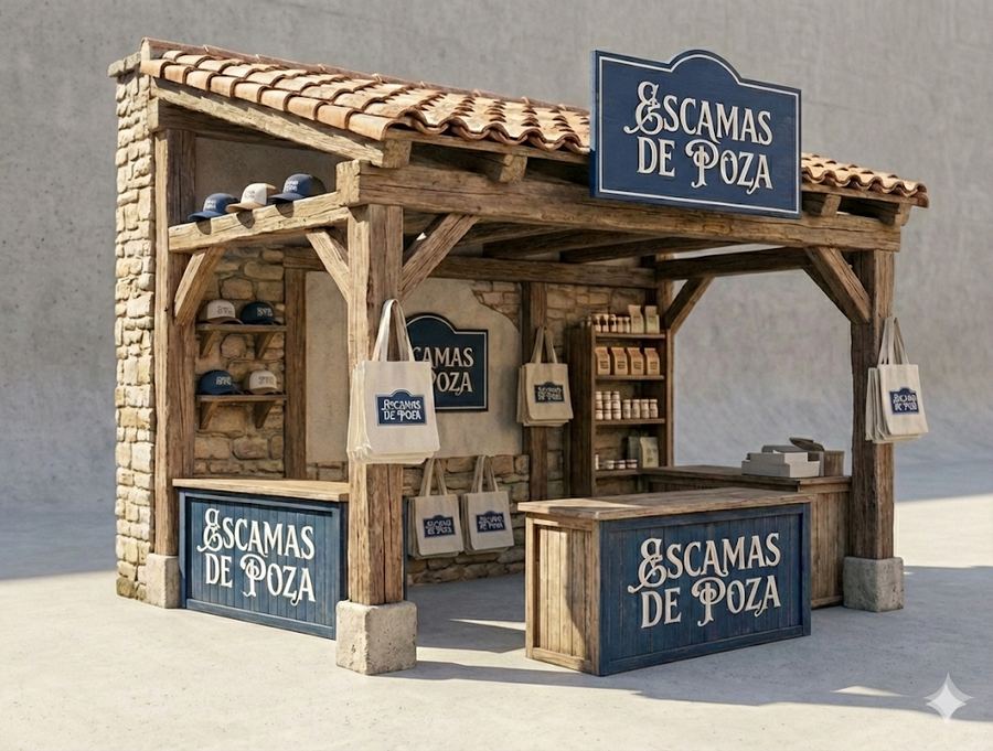 Maqueta: Stand para ferias