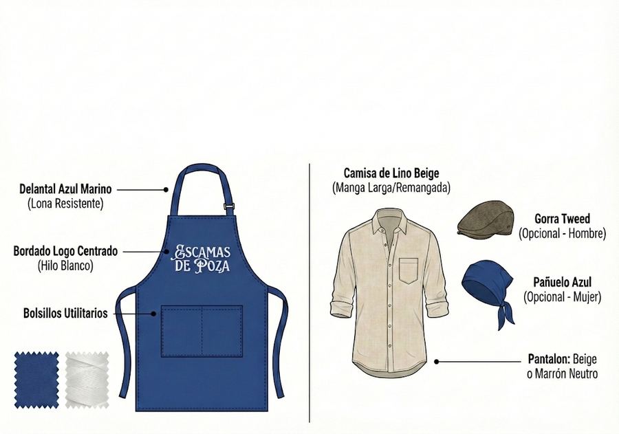 Maqueta: Uniforme de cara al público
